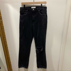 Abercrombie & Fitch The 90s Straight Ultra High Rise Jeans